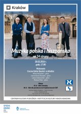 Muzyka polska i hiszpańska na 24 struny - koncert Cracow Guitar Quartet, Dwór Czeczów