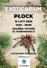 Płock - Targi Terrarystyczne Exoticarium + Wystawa Pająków