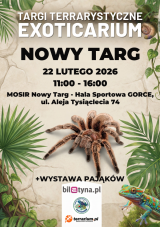 Nowy Targ - Targi Terrarystyczne Exoticarium + Wystawa Pająków