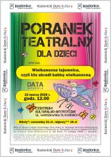 Wielkanocna tajemnica, czyli kto ukradł babkę wielkanocną - poranek teatralny