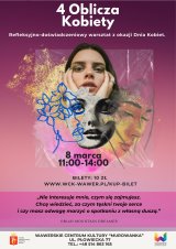 4 OBLICZA KOBIETY warsztat dla kobiet/ 08.03.2026r. godz. 11:00/ Murowanka