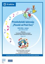 Przedszkolaki śpiewają „Piosnki od Pani Ewy” godz. 11.00, Dwór Czeczów