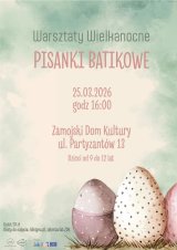 Pisanki batikowe - Warsztaty wielkanocne