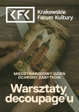Międzynarodowy Dzień Ochrony Zabytków | Warsztaty Decoupage