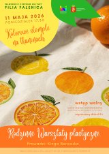Warsztaty rodzinne "Kolorowe stemple na tkaninach" w WCK Falenica