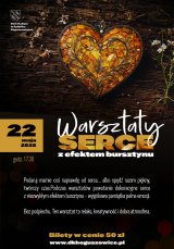 Serce z efektem bursztynu - warsztaty z okazji Dnia Matki