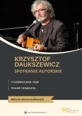Spotkanie autorskie z Krzysztofem Daukszewiczem