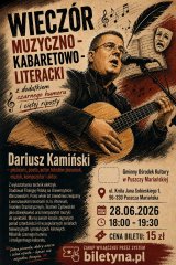 Dariusz Kamiński: Wieczór kabaretowo - literacki