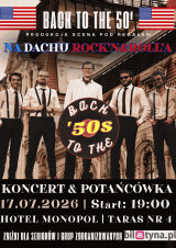 Back to the 50' na dachu Wrocławia | Gala Rock'n&Roll'a na Tarasie nr 4 Hotelu Monopol | Scena pod Regałem