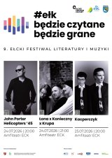 "Koncert: JOHN PORTER | ŁONAxKONIECZNYxKRUPA  IX Ełcki Festiwal Literatury i Muzyki - Ełk będzie czytane, będzie grane "