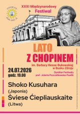 XXXI Międzynarodowy Festiwal "Lato z Chopinem" - Shoko Kusuhara i Šviesė Čepliauskaitė