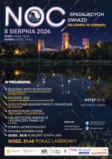 Noc spadających gwiazd na Zamku w Czersku 2026