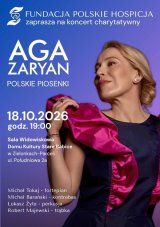 Aga Zaryan dla Polskich Hospicjów