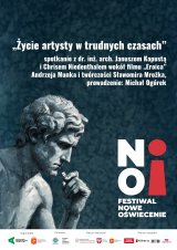 „Życie artysty w trudnych czasach” | spotkanie z dr. inż. arch. J. Kapustą i Chrisem Niedenthalem wokół filmu „Eroica” Andrzeja Munka i twórczości Sławomira Mrożka | prowadzenie: M. Ogórek