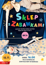 "SKLEP Z ZABAWKAMI" Spektakl marionetkowy +3