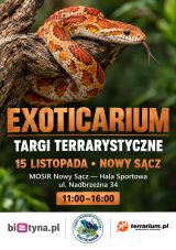 Nowy Sącz - Targi Terrarystyczne Exoticarium + Wystawa Pająków