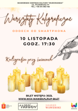 Oddech od smartfona - Warsztaty Kaligraficzne 10.11.2026r. g.17:30 WCK Filia Murowanka