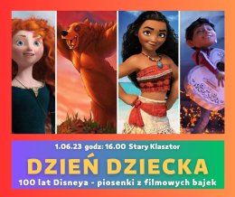 Dzień dziecka 2023 - 100 lat Disneya - Piosenki z filmowych bajek