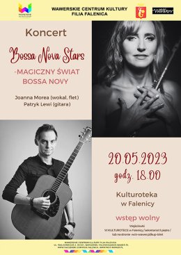 Koncert "Magiczny Świat Bossa Novy" Joanna Morea, Patryk Lewi w WCK Falenica