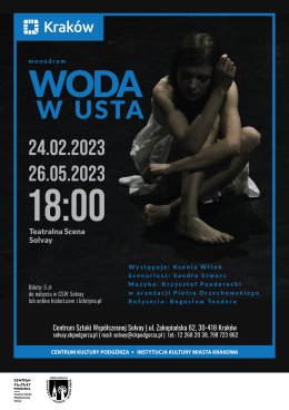 26.05.2023/piątek, godz. 18.00 – Sala Widowiskowa Przedstawienie „Woda w usta"