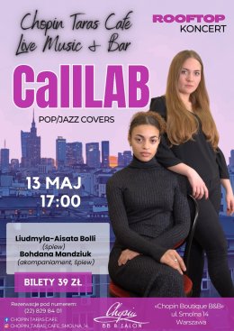 Rooftop Concert/Rośpiewajcie się z duetem CallLAB czyli Aisha Bolli i Bohdana Mandziuk