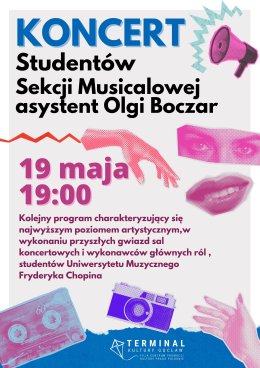 UMFC: Koncert studentów sekcji musicalowej asystent Olgi Boczar