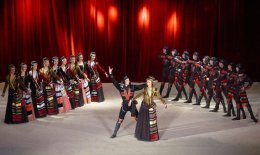 TSERULI (Gruzja), Galicka Wiesiełka (Ukraina) - koncert zespołów ludowych