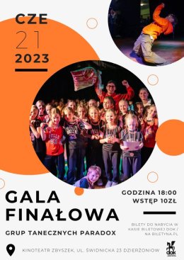 Gala zakończenia sezonu tanecznego Paradox