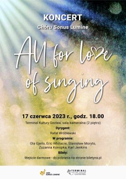 Chór Sonus Lumine: All for love of singing
