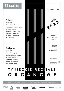 Tynieckie Recitale Organowe ROK XLIX 2023