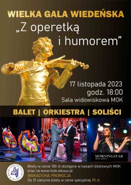Wielka Gala Wiedeńska z Operetką i Humorem!