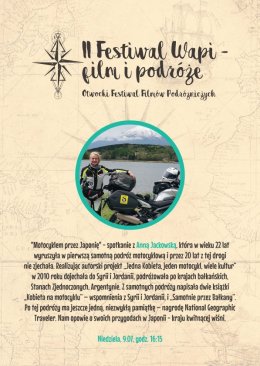 "Motocyklem przez Japonię" - spotkanie z Anną Jackowską