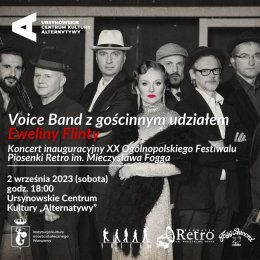 Voice Band z gościnnym udziałem Eweliny Flinty – koncert inauguracyjny XX OFPR im. M. Fogga