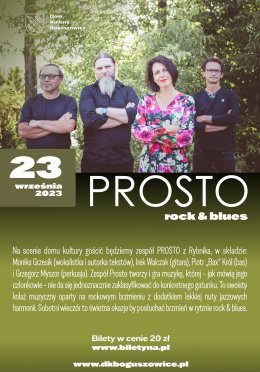 Zespół Prosto - koncert rock&blues - Teraz Muzyka