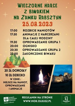 Wieczorne Harce na Zamku Rabsztyn