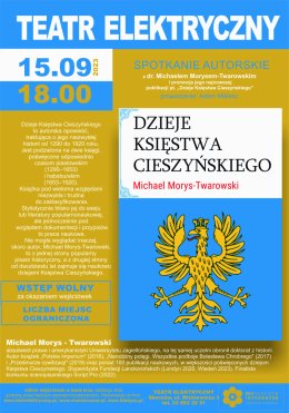 Spotkanie autorskie z dr. Michaelem Morysem -Twarowskim