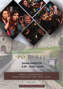 Koncert "Po Burzy" z nocnym zwiedzaniem Zamku