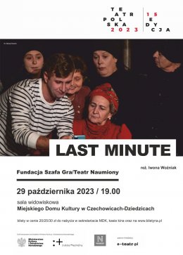 Plakat Last Minute. TEATR POLSKA 210216
