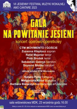 Gala na powitanie jesieni. CTM MOVIMENTO