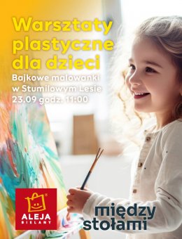 Plakat Warsztaty plastyczne dla dzieci - Bajkowe malowanki w Stumilowym Lesie 209039