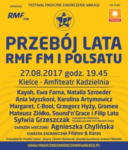 Festiwal Magiczne Zakończenie Wakacji - Przebój Lata RMF FM i POLSATU - rejestracja Polsat