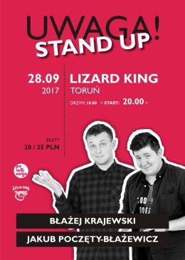 UWAGA STAND UP: Błażej Krajewski i Jakub Poczęty-Błażewicz