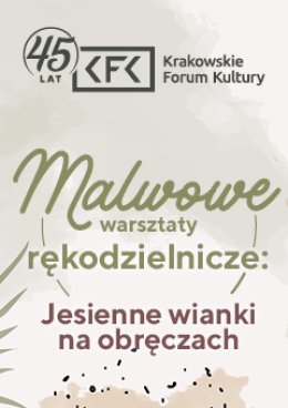 Malwowe warsztaty rękodzielnicze: Jesienne wianki na obręczach