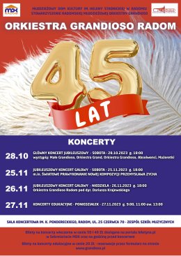 Orkiestra Grandioso - główny koncert jubileuszowy