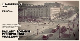 "Ballady i romanse przedwojennej Warszawy", prezentacja: Agata Wrońska