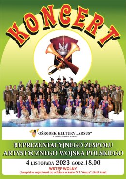 Koncert Reprezentacyjnego Zespołu Artystycznego Wojska Polskiego