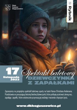 Spektakl baletowy “Dziewczynka z zapałkami” – Scena Małego Widza