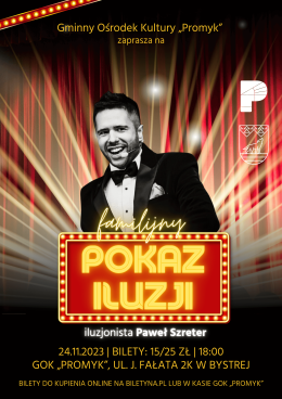 Pokaz iluzji: iluzjonista Paweł Szreter