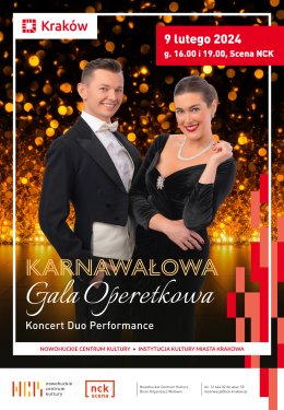 KARNAWAŁOWA GALA OPERETKOWA. KONCERT WIEDEŃSKI ORAZ NAJWIĘKSZE ARIE I DUETY OPERETKOWE