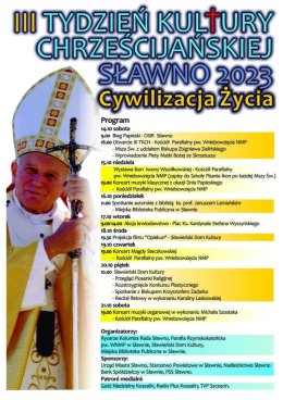 III Tydzień Kultury Chrześcijańskiej Sławno 2023 – Cywilizacja życia-- przegląd piosenki religijnej